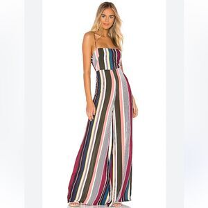 Flynn Skye Jennifer Sleeveless Strappy Wide Leg Jumpsuit Womens Size XS